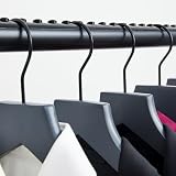 Roomedys® Spacing Tape for Hangers, Spacer, Clothes Divider, Closet Organizer, Perfectly Spaces Hangers & Clothing for Adults, Teens & Kids, Customizable - Black - 6ft to Organize 102 Items