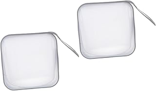 Homoyoyo 2 Pçs 40 Disco De Transporte Vcd Encarte Livreto CD Carteira Com Zíper Álbum Sacos Protetor Viagem Transportadora Organizador Estojo-Carteira-Saco Preto Portátil/Vcd Carro Rígido