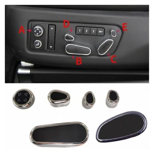 Przełącznik Siedzeniem Przełącznik regulacji pozycji siedzenia przycisk sterujący pasuje do Bentley Continental GT OEM 3W7959766B Przełącznik Do Przodu/Do Tyłu(B)