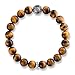 Produktbild Thomas Sabo Unisex-Armband Ethno Tigerauge Braun Glam & Soul  925 Sterling Silber 20 cm A1679-826-2-L20