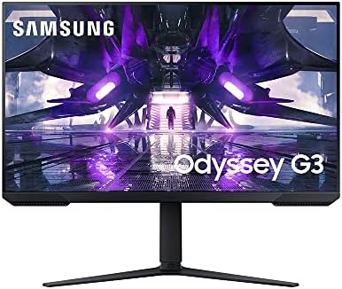 SAMSUNG 32" Odyssey G32A FHD 1ms 165Hz Gaming Monitor with Eye Saver Mode, Free-Sync Premium, Height Adjustable Screen for Gamer Comfort, VESA Mount Capability (LS32AG320NNXZA)