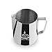 OneChois Caraffa per Il Latte Brocca per Latte Acciaio Inossidabile Perfetta per montalatte Schiuma di Latte per Cappuccino Caraffa per Schiuma da caffè Art (900 ml) 32 Once