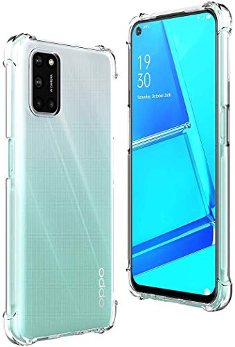 Little Boutik Coque Silicone Transparente Angles Renforces pour Oppo A72 / A52 Cover