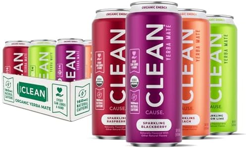 Amazon.com: CLEAN Cause Low Calorie Variety Pack Yerba Mate Tea ...