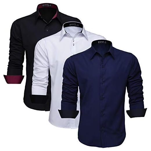 Kit Camisa Social Masculina Slim Manga Longa 3 Unidades (GG, Cor Cód. K5710)