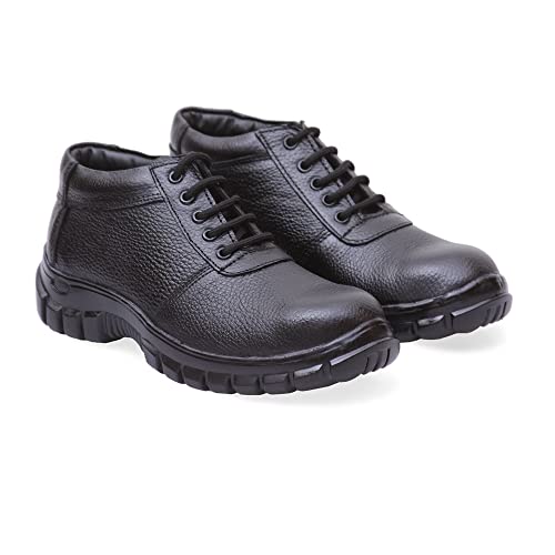 Housonic-Enterprise-Mens-Safety-Shoes-Sturdy-Leather-Shoes-Light-Weight-Shoes-Steel-Toe-Safety-Shoes-Size-6-10