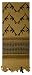 Rothco Crossed Rifles Shemagh Tactical Scarf, Coyote