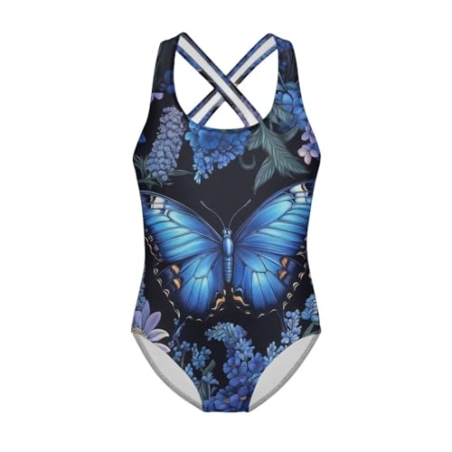 Girls One Piece Swimsuits 5-14Y Kids Thin Strap Bathing Suit Sleeveless Swimwear Yoga Sport Dance Bodysuits