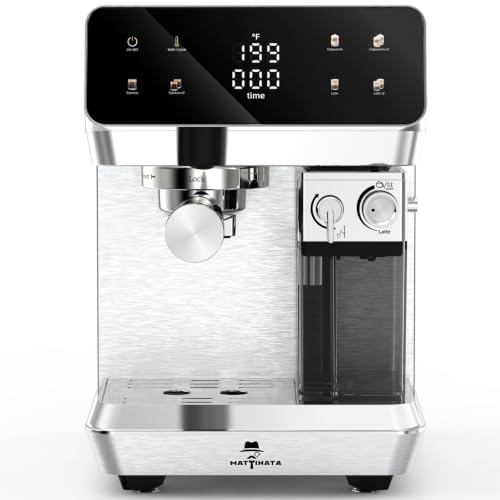 MAttinata 1833L Espresso Machine with Auto Milk Frother, Cappuccino Machine