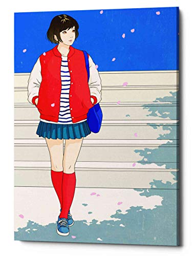 Epic Graffiti 'Dance in the Wind' by Sai Tamiya, Canvas Wall Art, 18"x26"