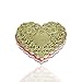 School Smart Paper Die-Cut Heart Lace Doily, 4 Inches, Assorted Color, Pack of 100