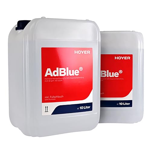 Hoyer AdBlue Hochreine SCR Harnstofflösung ISO 22241, 2x10 Liter