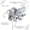 Sonoma Lavender Microwaveable Aromatherapy Animal, Plush Elephant, Lavender Scented with Removable Washable Cover