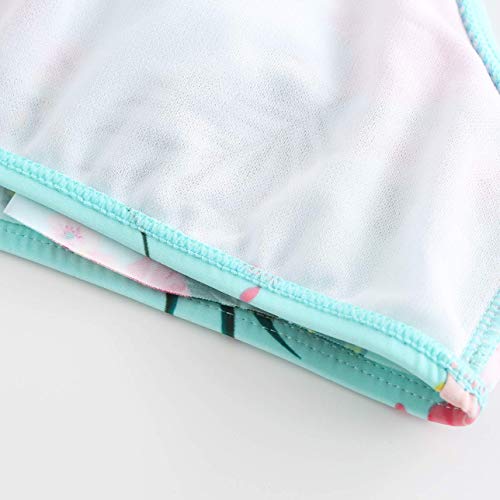 Image of Girls Two Piece Bikini Swimsuits Striped Ruffle Swimwear Falbala Bathing Suit Set