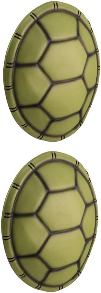 TOYANDONA Turtle Shell Costume, 2pcs EVA Turtle Shell Halloween Costume for Kids Cosplay Party Halloween Dress Up Pretend Play Accessories