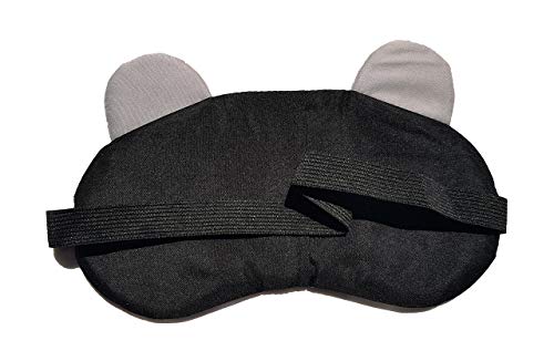Image of Jenna Pine Gray Cartoon Face Sleeping Eye Mask