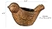 Classic Home and Garden Cement Buddies Animal Planter - Cute Desk Decoration - UV Coated Animal Vase w/Removable Drain Plug - Succulent Planter for Indoor/Outdoor Use (Bird Planter, Rust, Small)