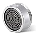 Produktbild SleepDay Strahlregler M24 Wasserfluss max.10l/min Anti Kalk Wasserhahn Sieb mit Kugelförmige Filter Luftsprudler aus Verchromten Kunststoff Aufsatz Strahlregler für Wasserhähne (1 Stück)