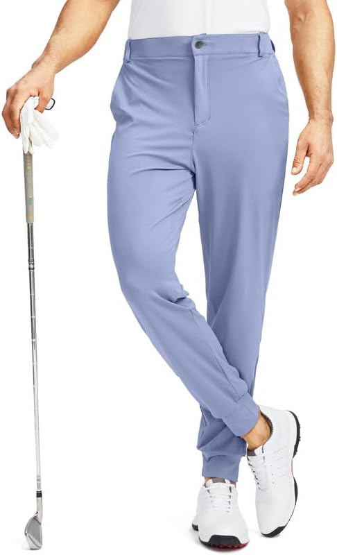 SoothfeelMen's Golf Joggers Pants with 5 Pockets Slim Fit Stretch Sweatpants Running Travel Dress Work Pants for Men