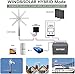 Wind Turbine Generator 12V/24V/48V/110V/220V AC Wind Turbine Kit, 20000W Wind Power Generator With MPPT Controller 8 Blades Auto Adjust Windward Direction Suitable for Terrace,Marine,Motor Home,Boat(1