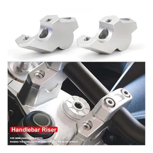 Adaptador de abrazadera para manillar de 28 mm con montaje trasero compatible con 900 DSX 3