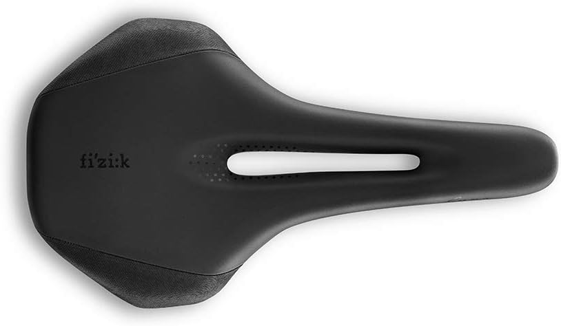 Fizik Luna X5 Road Bike Saddle for Women, Carbon Reinforced Nylon Shell with S-Alloy Rails, Comfortable and Lightweight 247g, Size Large 280x153mm, Black