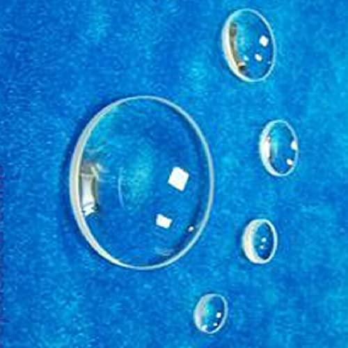 Lentille Plano-Convexe 80mm K9 - Longueur Focale 170mm Verre Optique Expérience Lumière