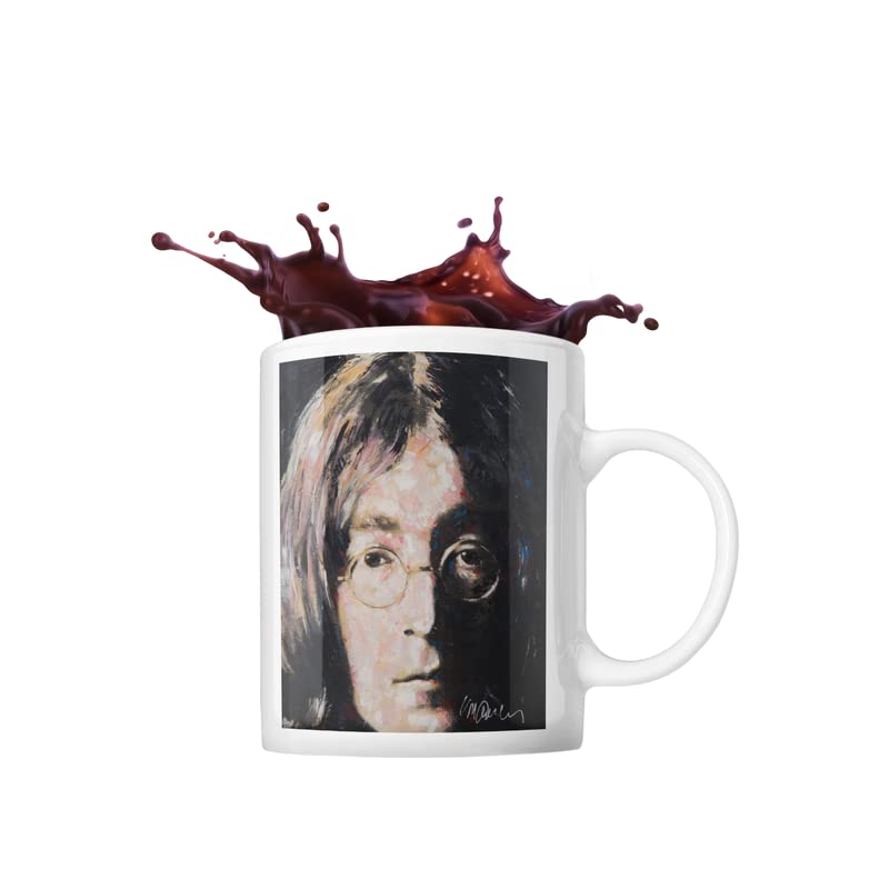 The Beatles Memorabilia Gifts Mug à café et thé Blanc 325 ml - Les Beatles, Paul McCartney, John Lennon, RIngo Starr, George Harrison The Beatles Memorabilia Gifts Mug à café et thé Blanc 325 ml