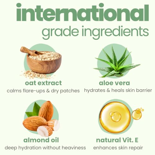 Image of Tuco Oat Body Lotion for Kids | 48Hrs Moisturization | 3-15 Yrs | Enriched with Vitamin E, Aloe Vera, Almond | Lightweight, Non-Greasy | All Skin Type | Dermat Tested | SLS & Paraben free | 50ml