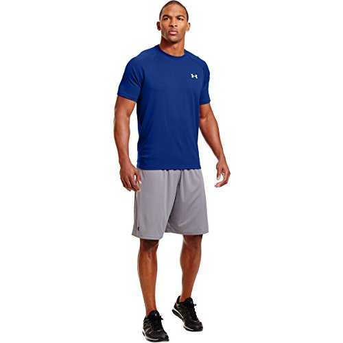 Under Armour UA Tech SS tee, Camiseta De Fitness Hombre, Azul (Royal), M