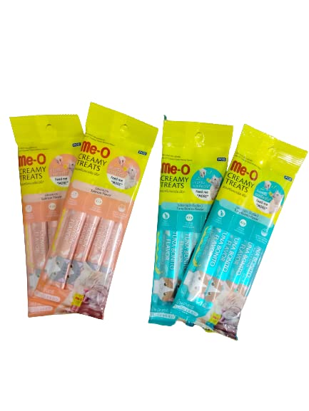 All 4 Pets Meo Creamy Cat Treats - Small, 60 gm (Pack of 4) (2 Bonito/2 Salmon) (B0C3ZY5V45) Amazon Price History, Amazon Price Tracker