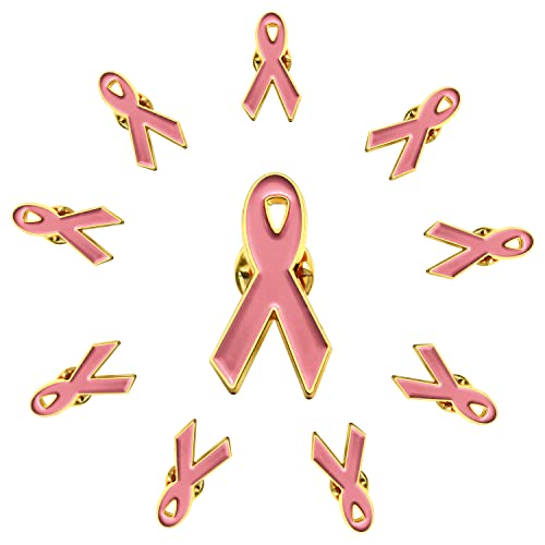 Ruban rose cancer du sein format pin's à porter sur une veste lors d'Octobre Rose