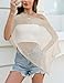 LOMON Lightweight Ponchos for Women Cute Womens Beach Cover Up Fashion Sheer Tops for Women Spring 2026 Light Apricot