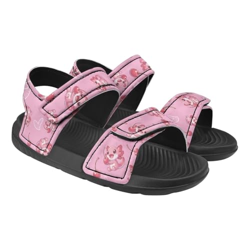 Ocwfudsx Hook and Loop Sandals for Infant Girls - Soft, Easy On/Off, Non-slip, Stable, Comfortable Fit for Long Wear
