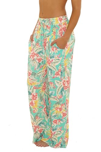 Salt Life womens Biscayne Linda Pants, Casual, Wide Leg, Beach Cover Ups for Women2