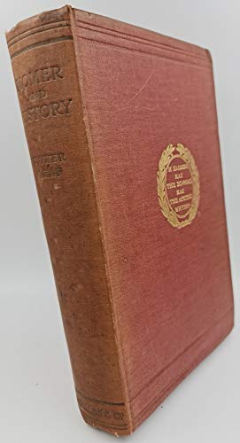 HOMER AND HISTORY With Maps B0006DBMPI Book Cover