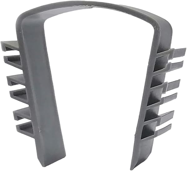 12 Pcs Fence Panels Noise Stoppers – Garden Fence Wind Anti-Rattling Clips – Durable Plastic Wedges for Concrete Slotted Posts – Easy Installation – (Black) - 5