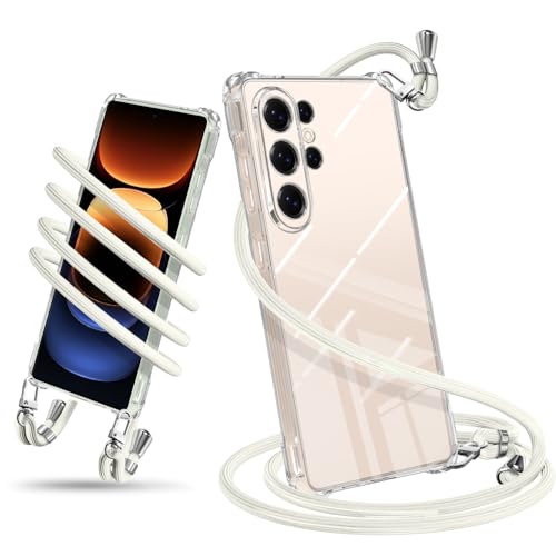 Wodiguson �p�� Galaxy S26 Ultra 5G �P�[�X �N���A �V�����_�[ �M�����N�V�[ S26 Ultra �J�o�[ ���|�� �΂߂��� ��|���P�[�X �ϏՌ� �S���� TPU �y�� �R�t�� �l�b�N�X�g���b�v ���������\ ���O���\ ����