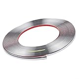 Bordura in PVC per pareti, soffitti, camini, lavagne bianche e portiere dell'auto, 12,5 m, 8 mm x 12,5 m