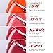 Wonderskin Lip Oil Rehab Serum - Tinted Lip Oil, Hydrating, Moisturizing, and Non-Sticky Deep Red Tint Serum for Dry Lips (Honey)