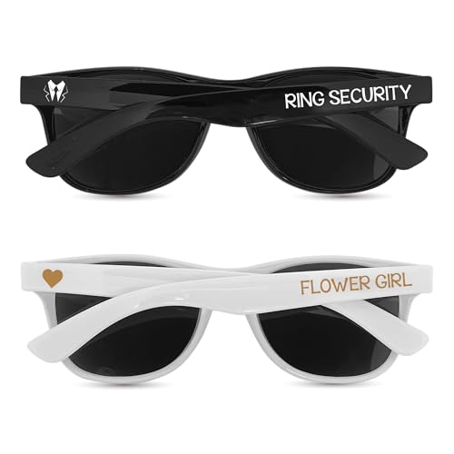 Flower Girl Sunglasses Little Bridesmaid Proposal Gift. - Main Image