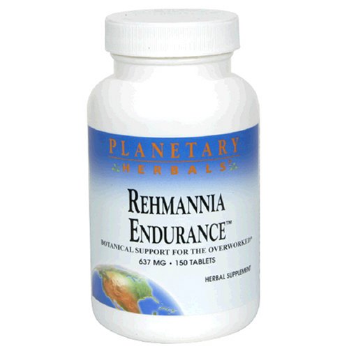 Planetary Herbals Rehmannia Endurance, 637 mg, Tablets, 150 tablets (Pack of 2)