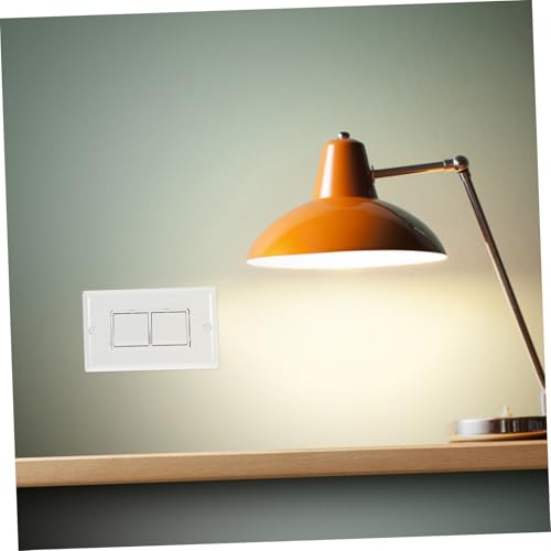 Interruptor Palanca Doble Vías Mecanismo Placa Pared Doble Dimmer 6