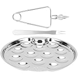 Assiette escargot antirouille – ce service à escargots peut être offert à un proche lors d'une pendaison de crémaillère. assiette escargot barbecue