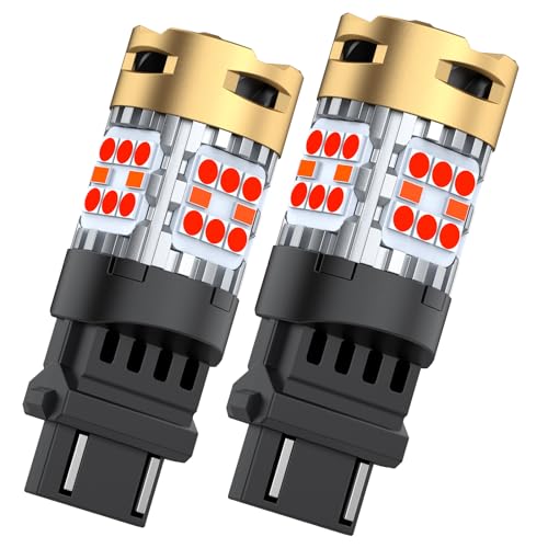 image for Marsauto 3157 LED Bulb Switchback 3057 4157 Red CANBUS Anti Hyper Flas