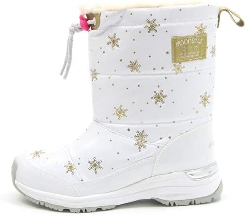 Amazon ムーンスター Sg Wpj60sp キッズ ジュニア スノーブーツ 女の子 White 24 0cm Moonstar ムーンスター ブーツ