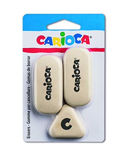 Carioca 42782 - Gomma da Cancellare, Bianco - 3