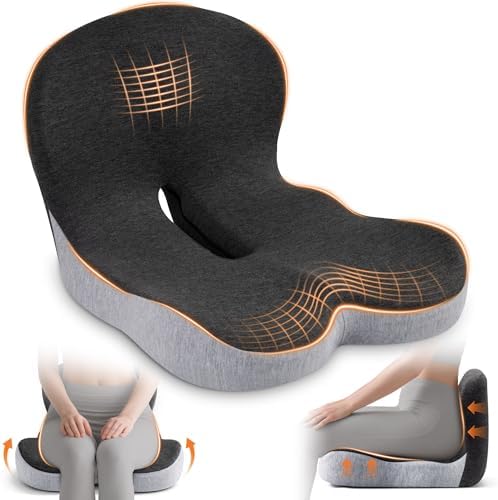 Seat Cushion, Office Chair Seat Cushions for Office Chair with L-...