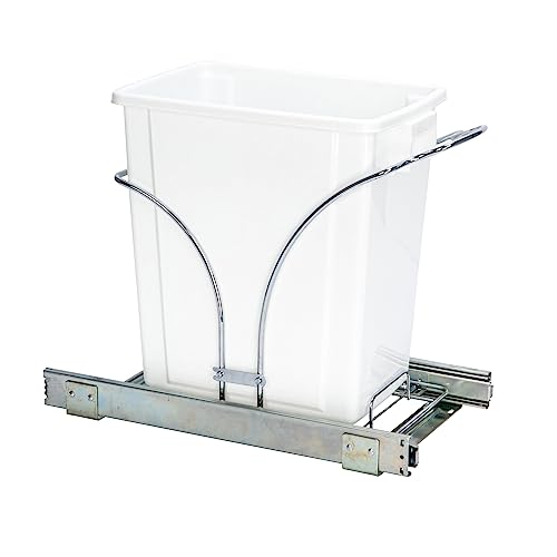 Household Essentials C29537-1 Under Cabinet Single Sliding Trash Can Caddy, 5-Gallon by Household Essentials - Used condition - CA$35.11