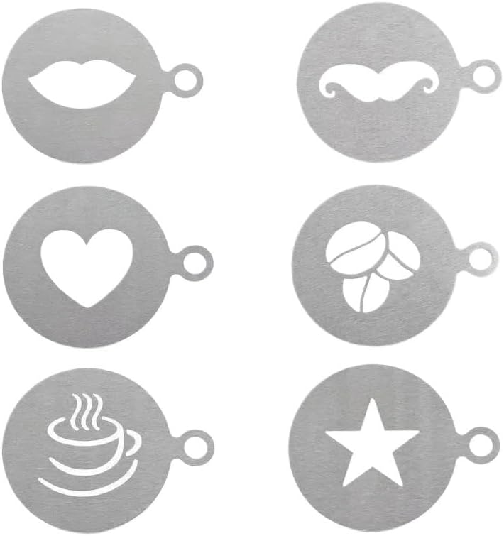 Coffee Mold Latte Cappuccino Barista Art Stencils Cake Templates Accessories Milk Coffe Decoration